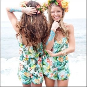 🦜🌺🌴 SHOW ME YOUR MUMU ROREY ROMPER IN RUM DIARIES 🦜🌺🌴